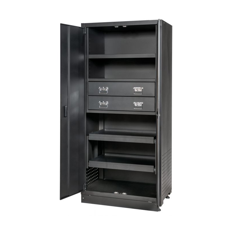 KSTOOLS Armoire de rangement haute à 2 tiroirs, L. 903 x l. 518 x H