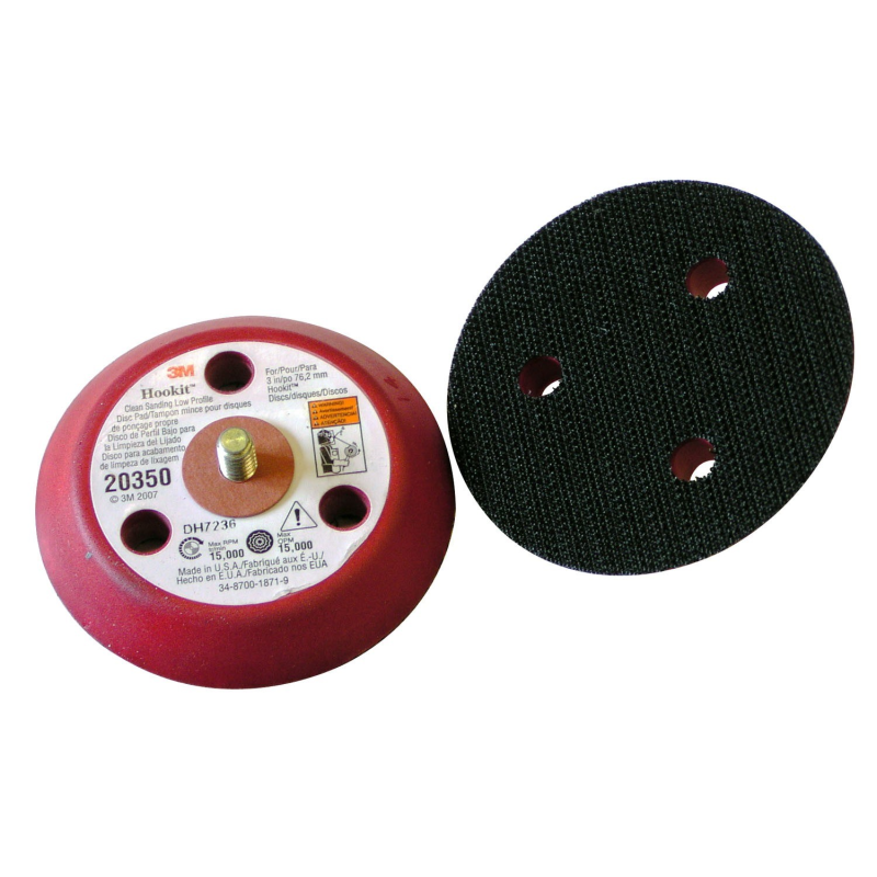 Plateau Ø Perforé 3 trous rouge standard 3M Plateau Ø Perforé 3 trous rouge standard 3M