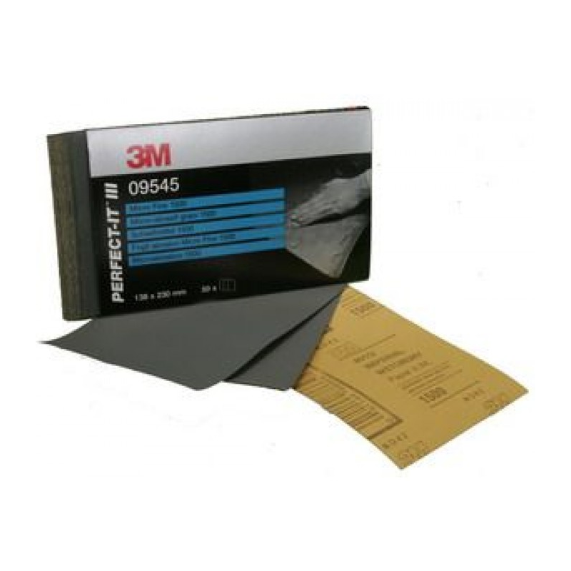 50 COUPES ABRASIVES PERFECT IT 401Q 3M 138X230 G1500 50 COUPES ABRASIVES PERFECT IT 401Q 3M 138X230 G1500