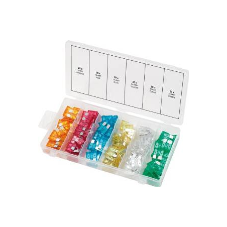 KS Tools – Assortiment 120 Fusibles Automobiles 5-30A – Kit Complet Pour Voiture Et Moto