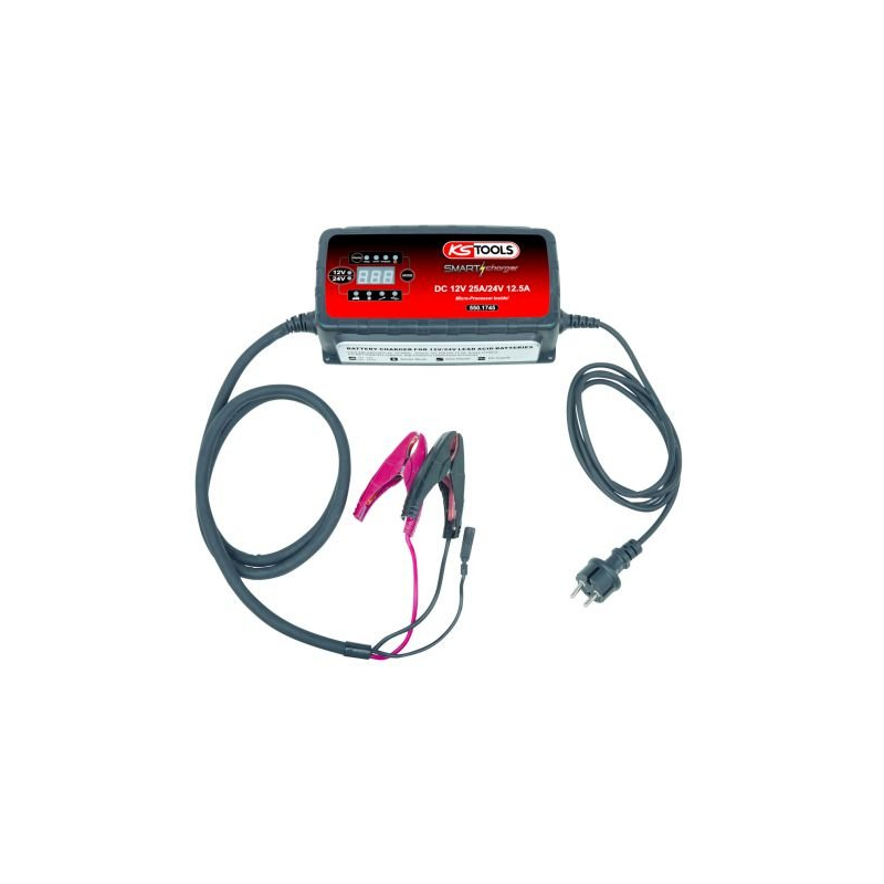 Chargeur de batterie haute fréquence SMARTcharger 12V + 24V, 25A/12,5 Chargeur de batterie haute fréquence SMARTcharger 12V + 24V, 25A/12,5
