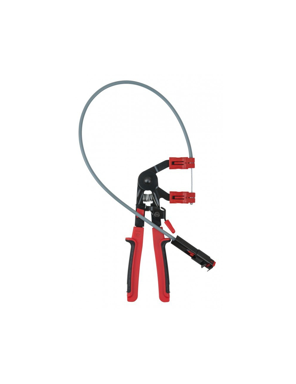 Pince avec câble Bowden pour colliers auto-serrants
