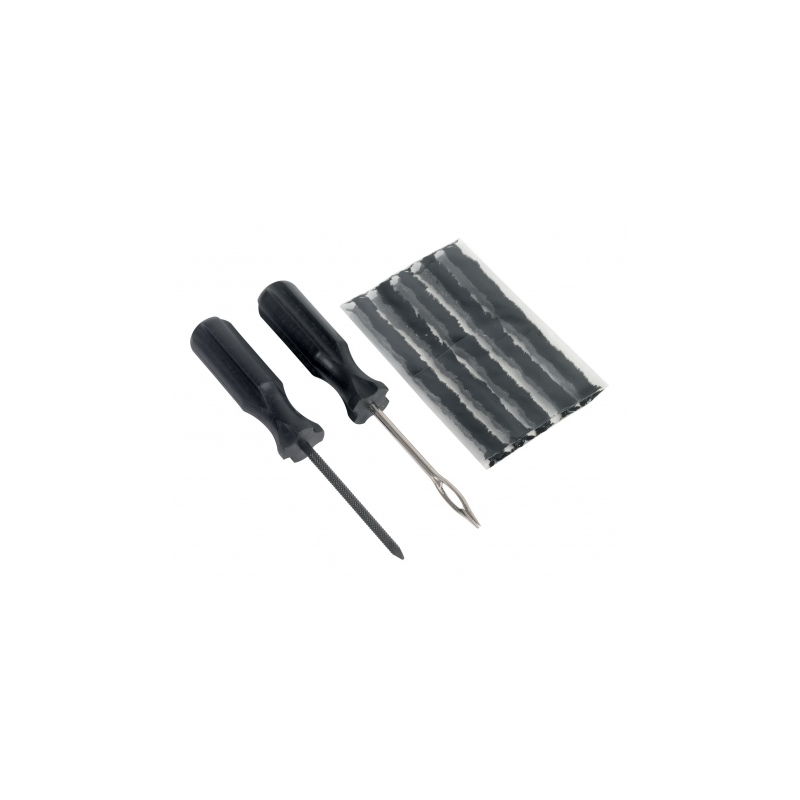 Kit Réparation Pneus Tubeless – 3 Outils, Aiguille Réutilisable, Pour Voiture, Vélo, Remorque, Crevaison Rapide