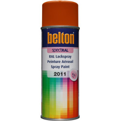 Peinture aérosol 400 ml Ral 2011 Orange Foncé Belton