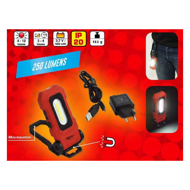 Lampe de poche extra-plate 200 Lumens Lampe de poche extra-plate 200 Lumens
