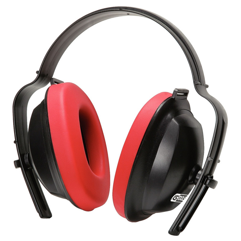 Anti-bruit Sécurité Travail Sommeil Protection auditive Casque Casque  antibruit (Rouge)