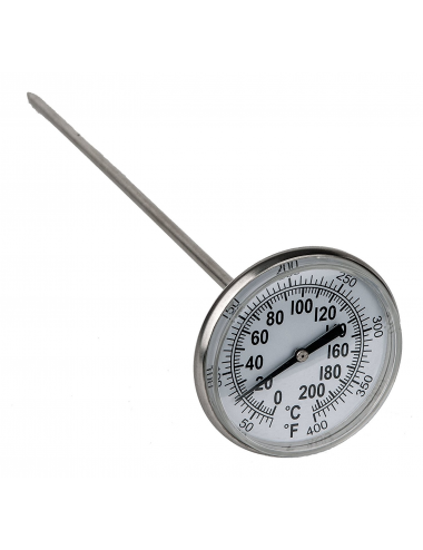 Thermomètre, 0-220°C / L 1600 mm