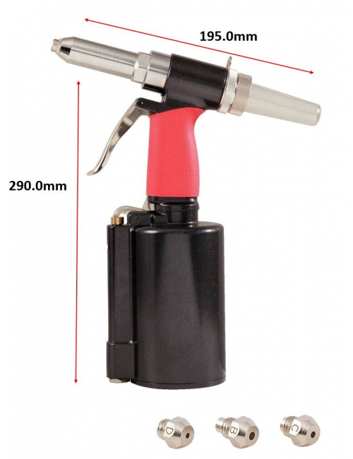 KS Tools - Pistolet de sablage pneumatique, 260 mm