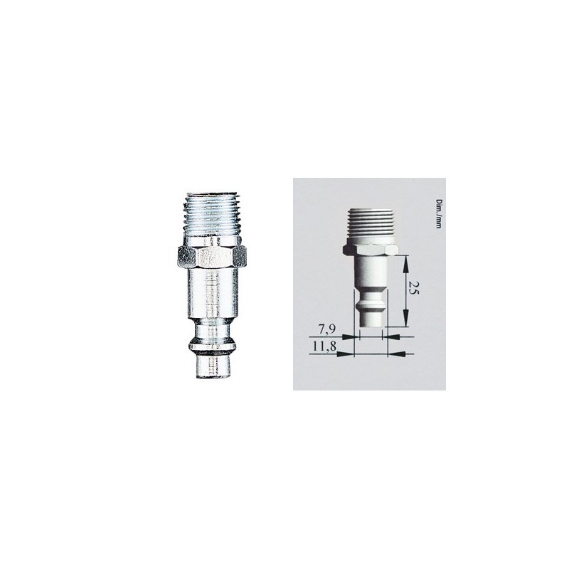Embout rapide fileté mâle 1/4" IRP 066151 Embout rapide fileté mâle 1/4" IRP 066151