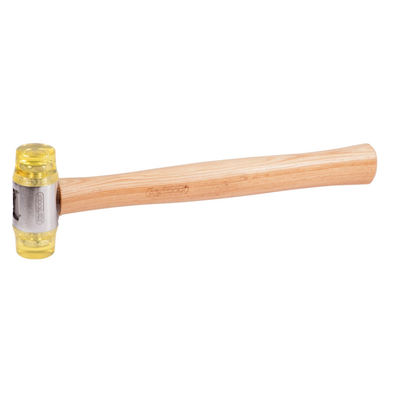 Maillet à embout plastique 340g - tête Ø 35mm - avec manche frêne gal Maillet à embout plastique 340g - tête Ø 35mm - avec manche frêne gal