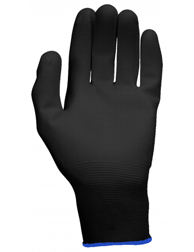 Gants de protection microfibres noirs, T.11, 12 paires