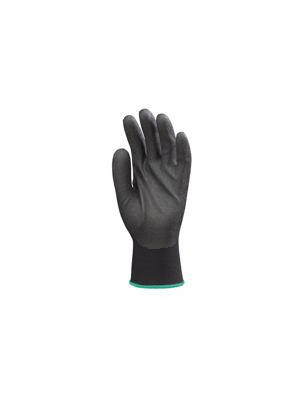 Gants Hydropellent TM polyester noir enduit mousse PVC noir