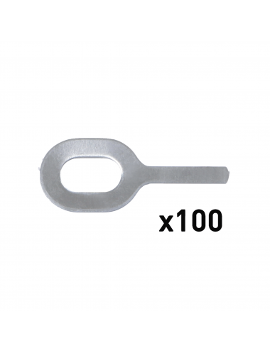 100 ANNEAUX AlMgSi ep. 1,5mm DROITS POUR SPOT ARCPULL